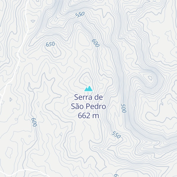 Map of Serra de São Pedro