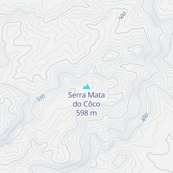 Map of Serra Mata do Côco