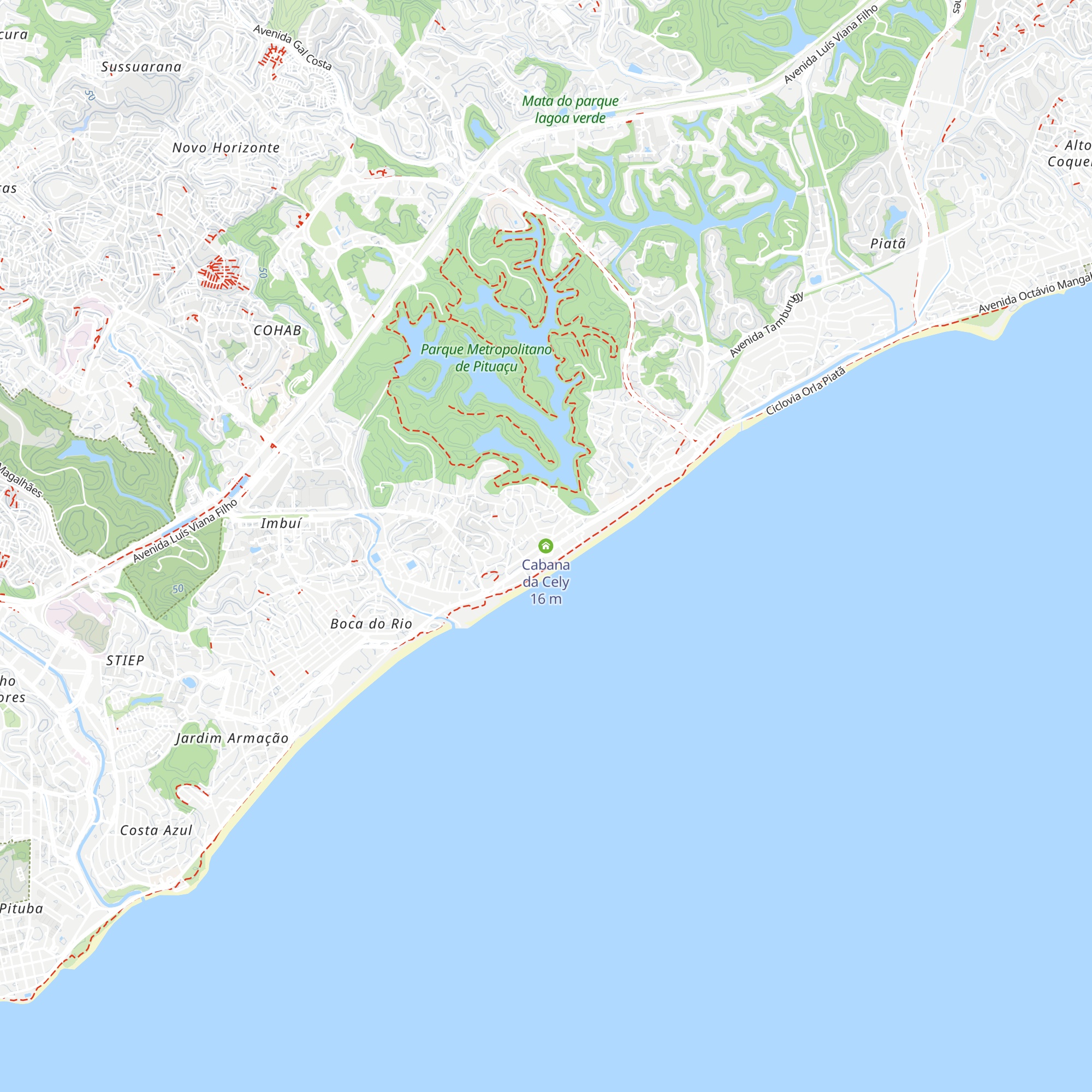 Cabana da Cely map
