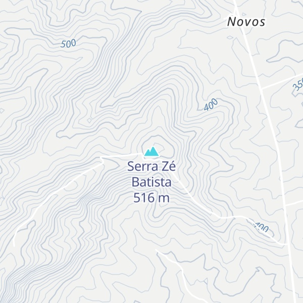 Map of Serra Zé Batista