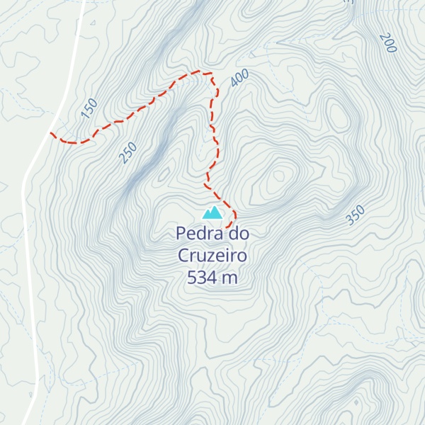 Map of Pedra do Cruzeiro