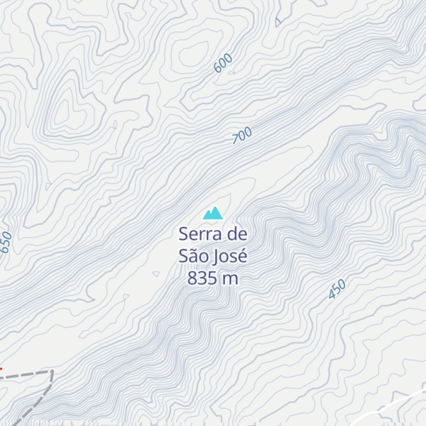 Map of Serra de São José