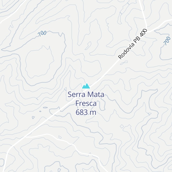 Map of Serra Mata Fresca