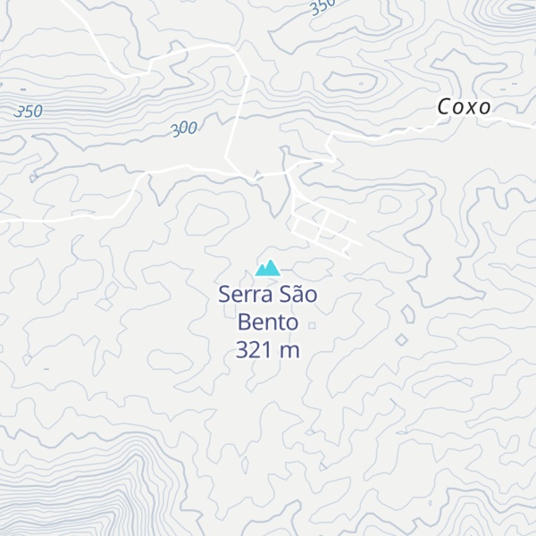 Map of Serra São Bento
