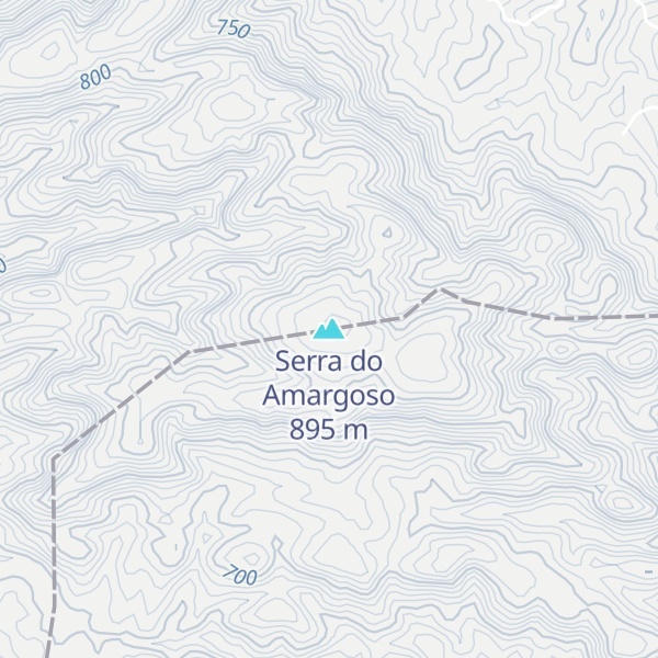 Map of Serra do Amargoso