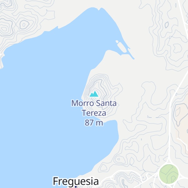 Map of Morro Santa Tereza