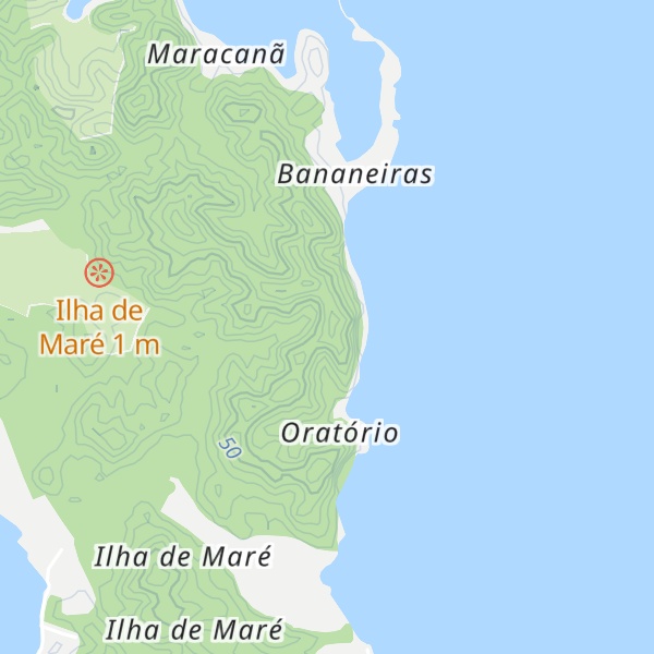 Map of Morro do Oratório