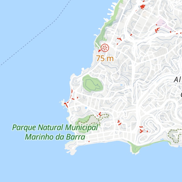 Map of Morro do Clemente
