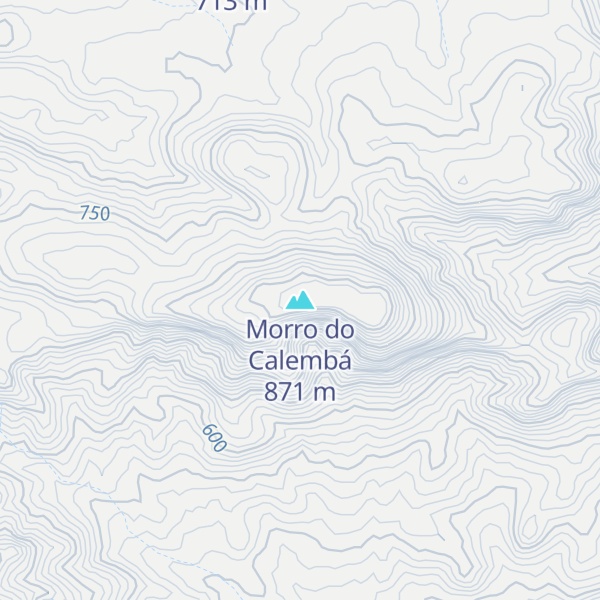 Map of Morro do Calembá