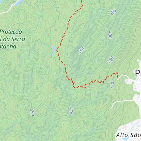 Map of Serra da Aratanha