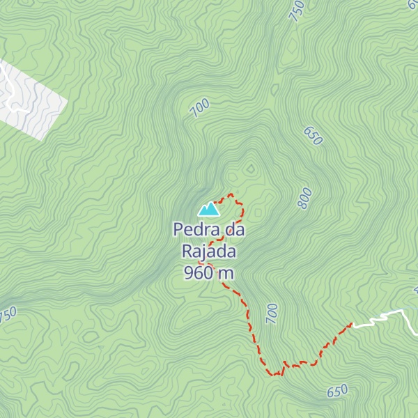 Map of Pedra da Rajada