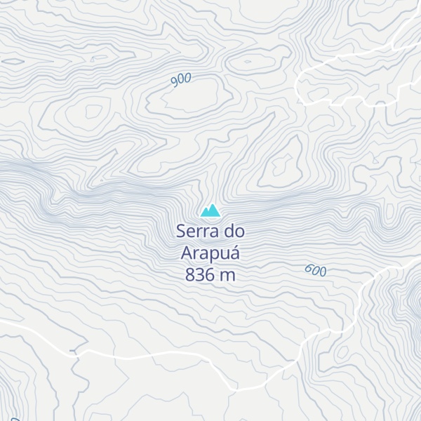 Map of Serra do Arapuá