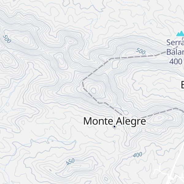 Map of Serra do Balanço