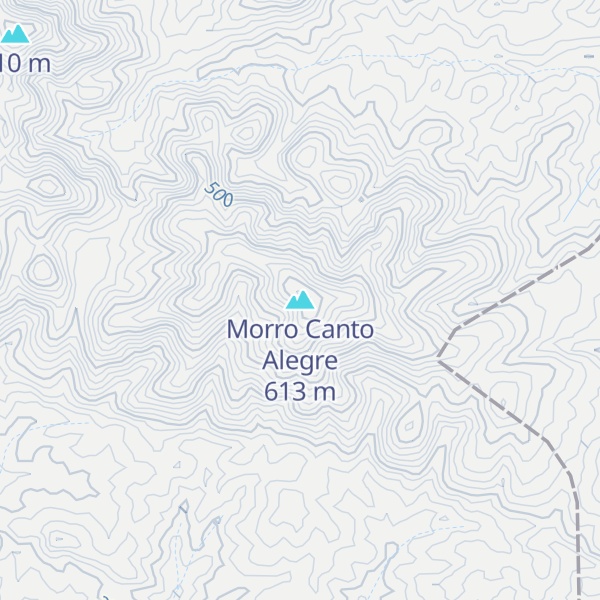 Map of Morro Canto Alegre