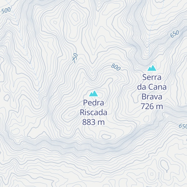 Map of Pedra Riscada