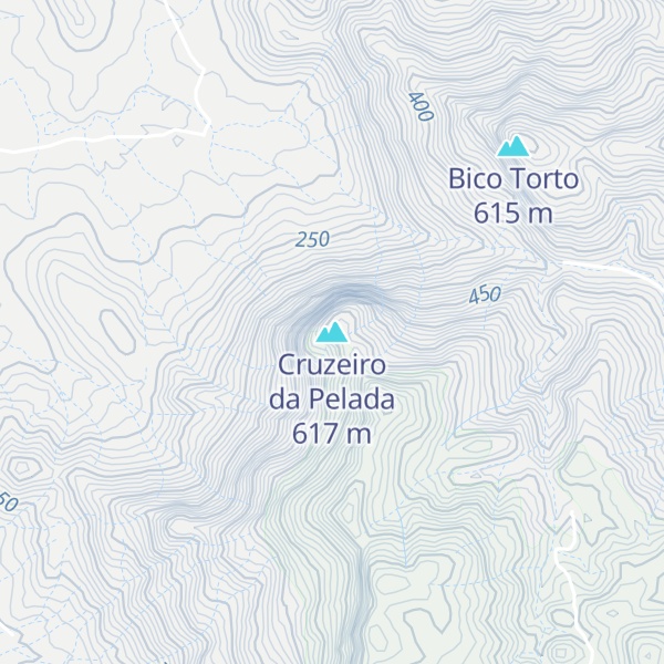 Map of Cruzeiro da Pelada