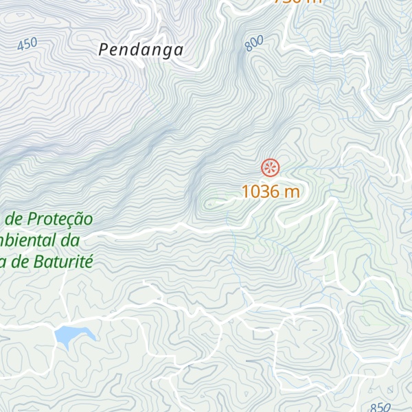 Map of Pico Alto