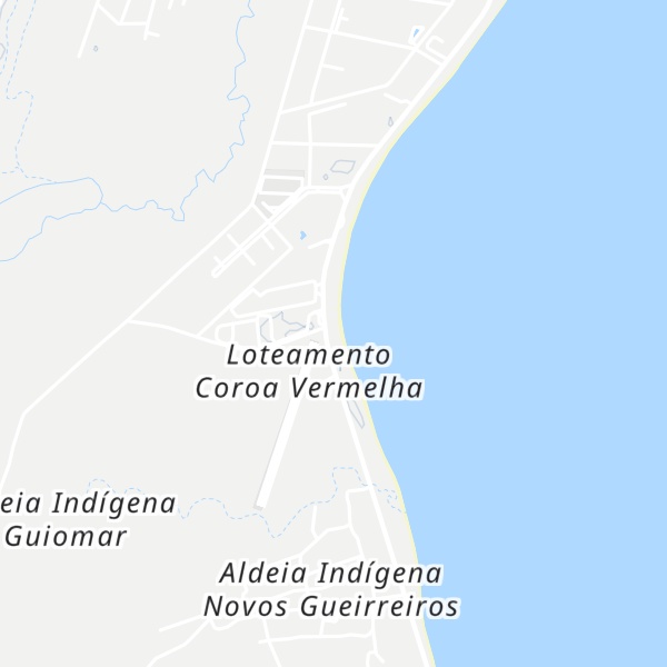 Map of Cabana A Praia Branca