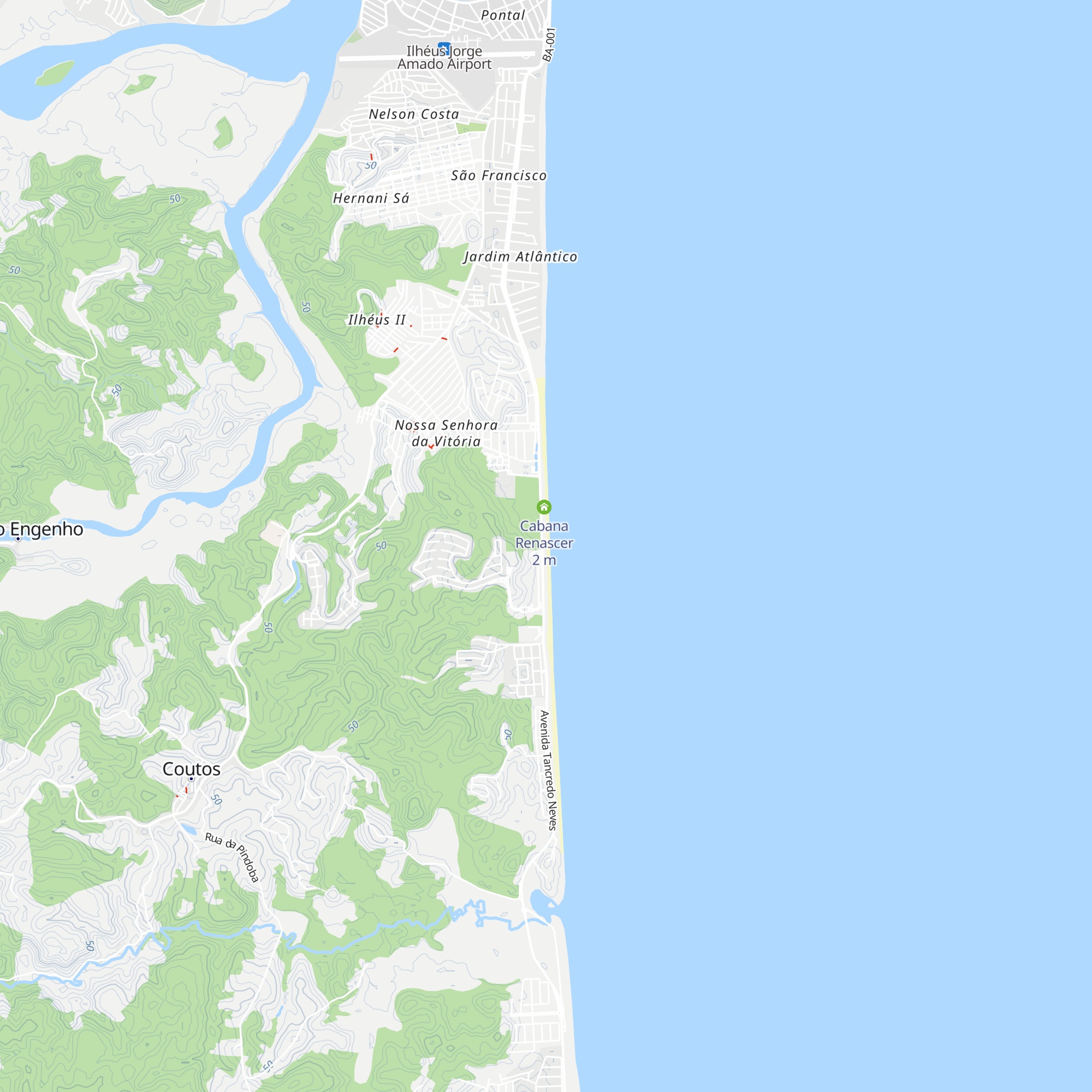 Cabana Gabriela map