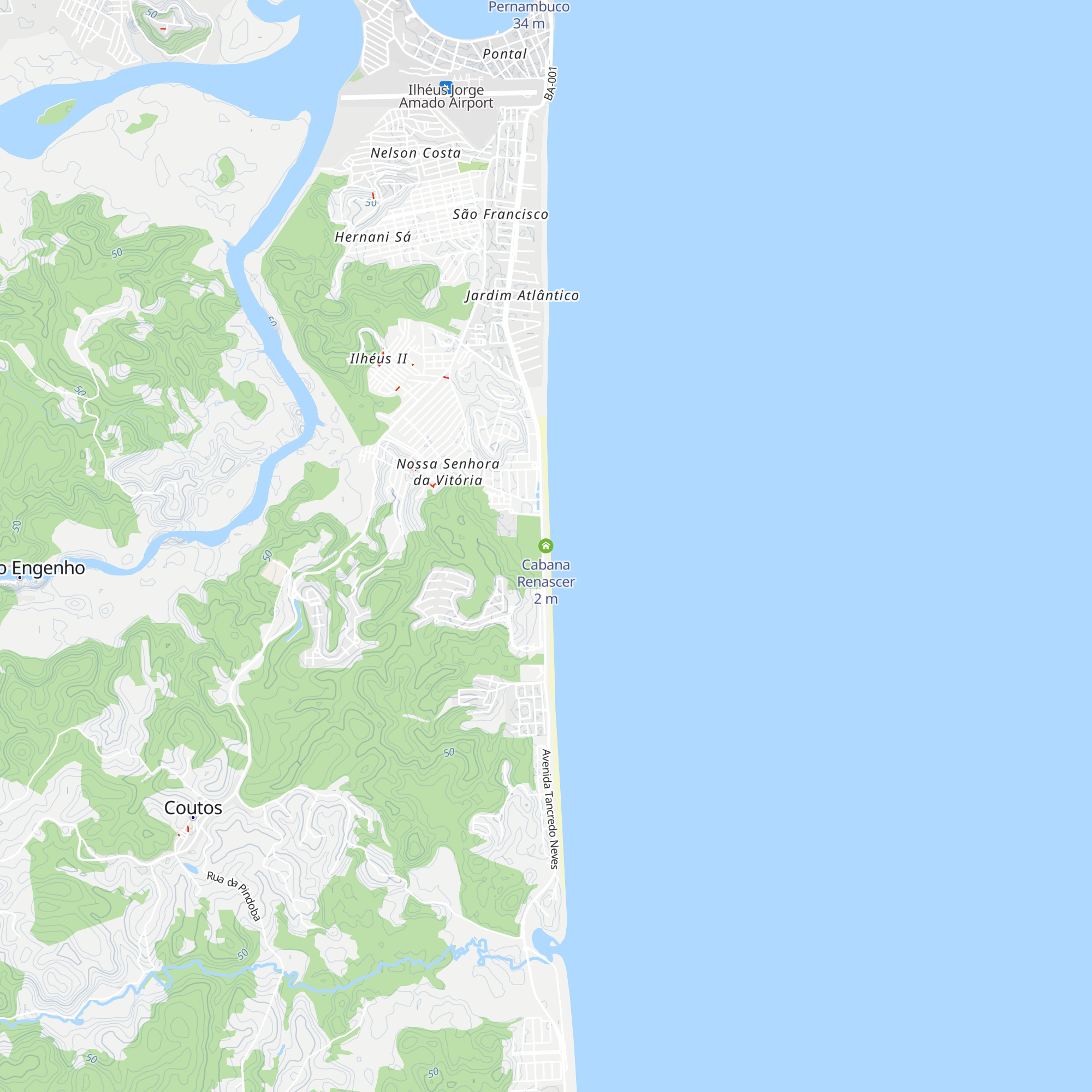 Cabana Renascer map