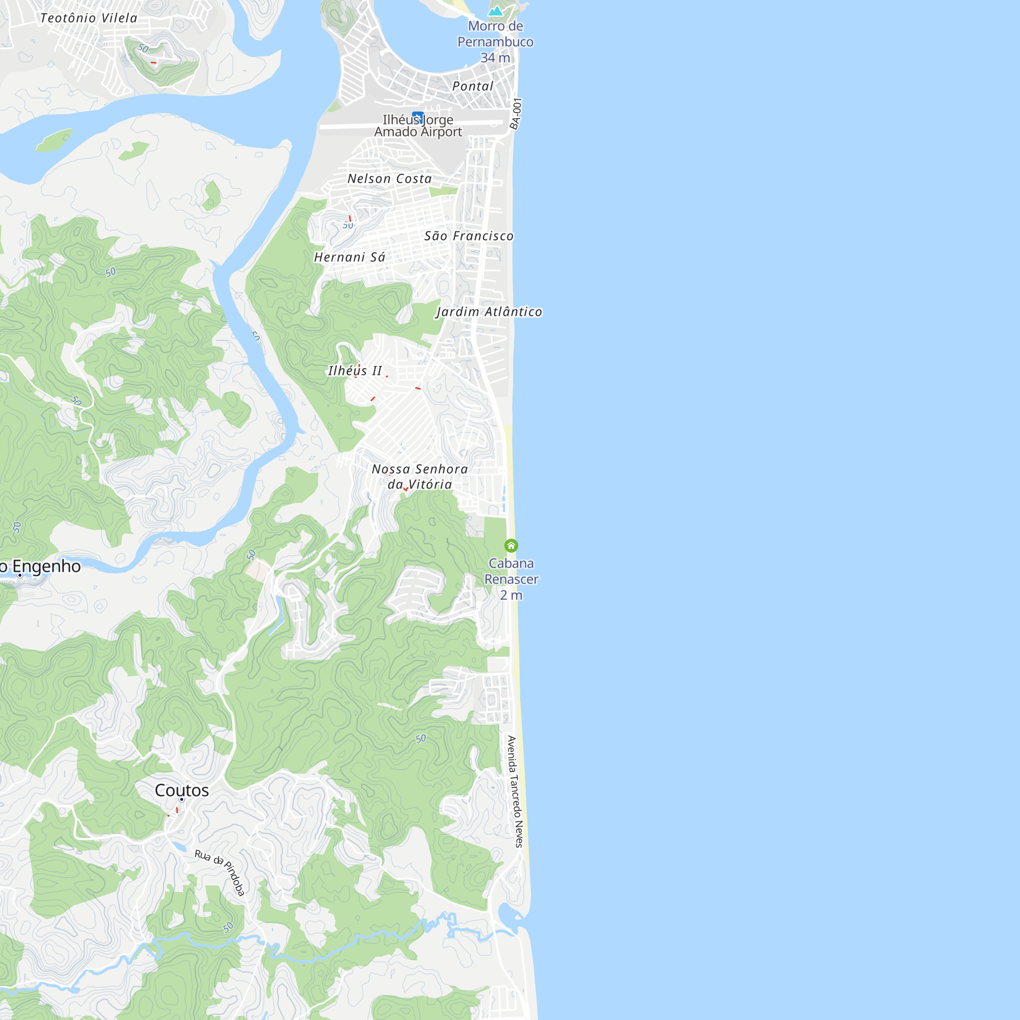 Cabana Nariga's map