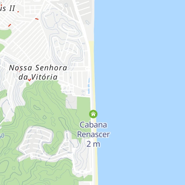 Map of Cabana Nariga's