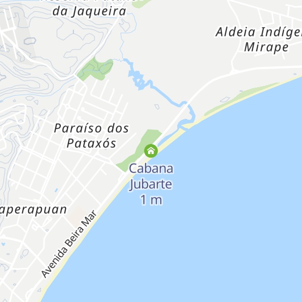 Map of Cabana Jubarte
