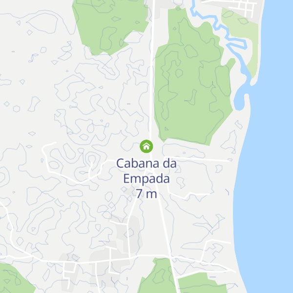 Map of Cabana da Empada