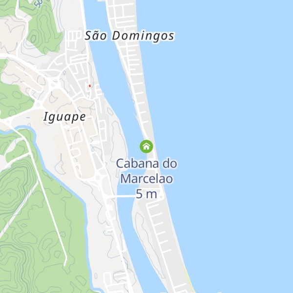 Map of Cabana do Marcelao