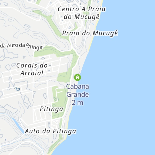 Map of Cabana Grande