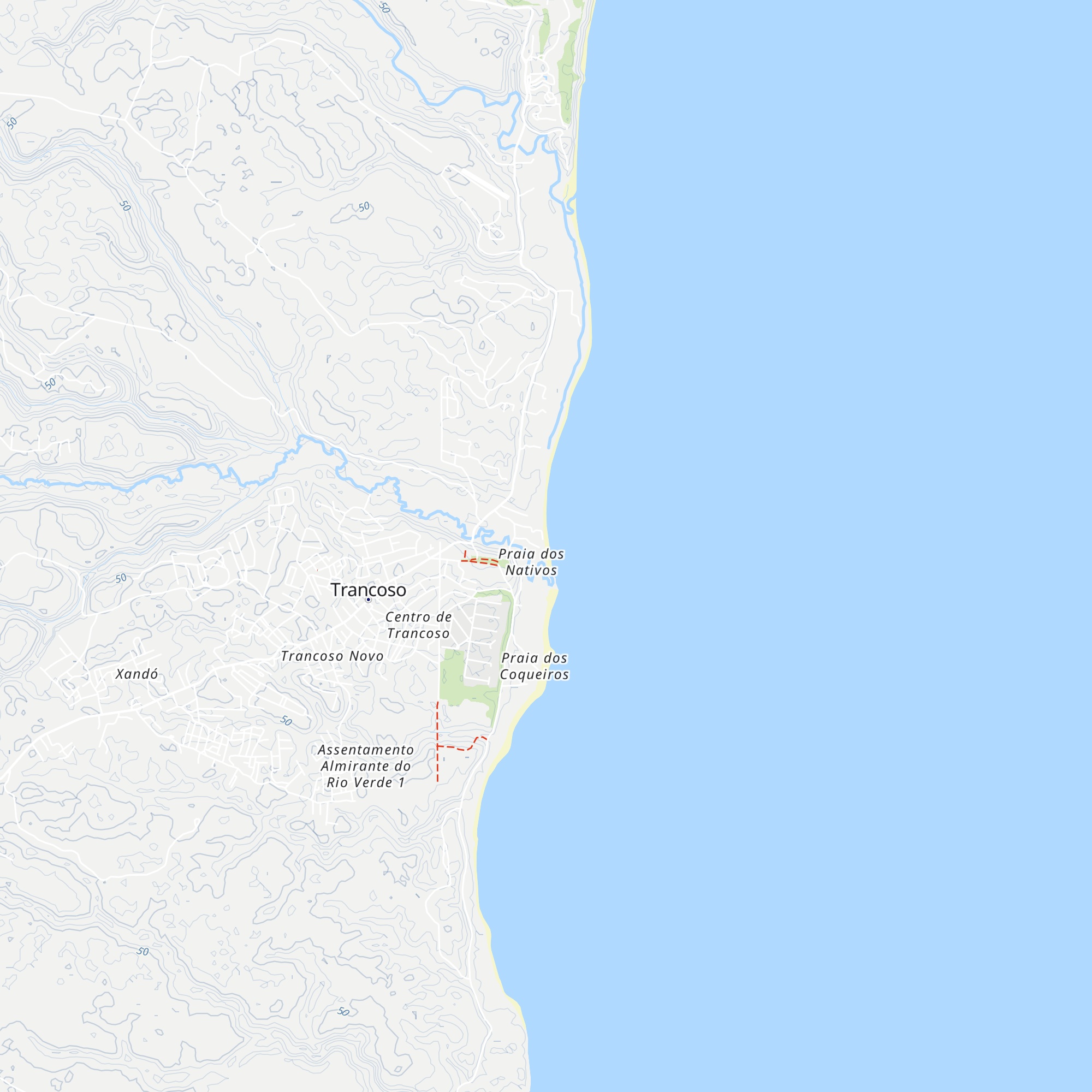 Cabana do Dinga map