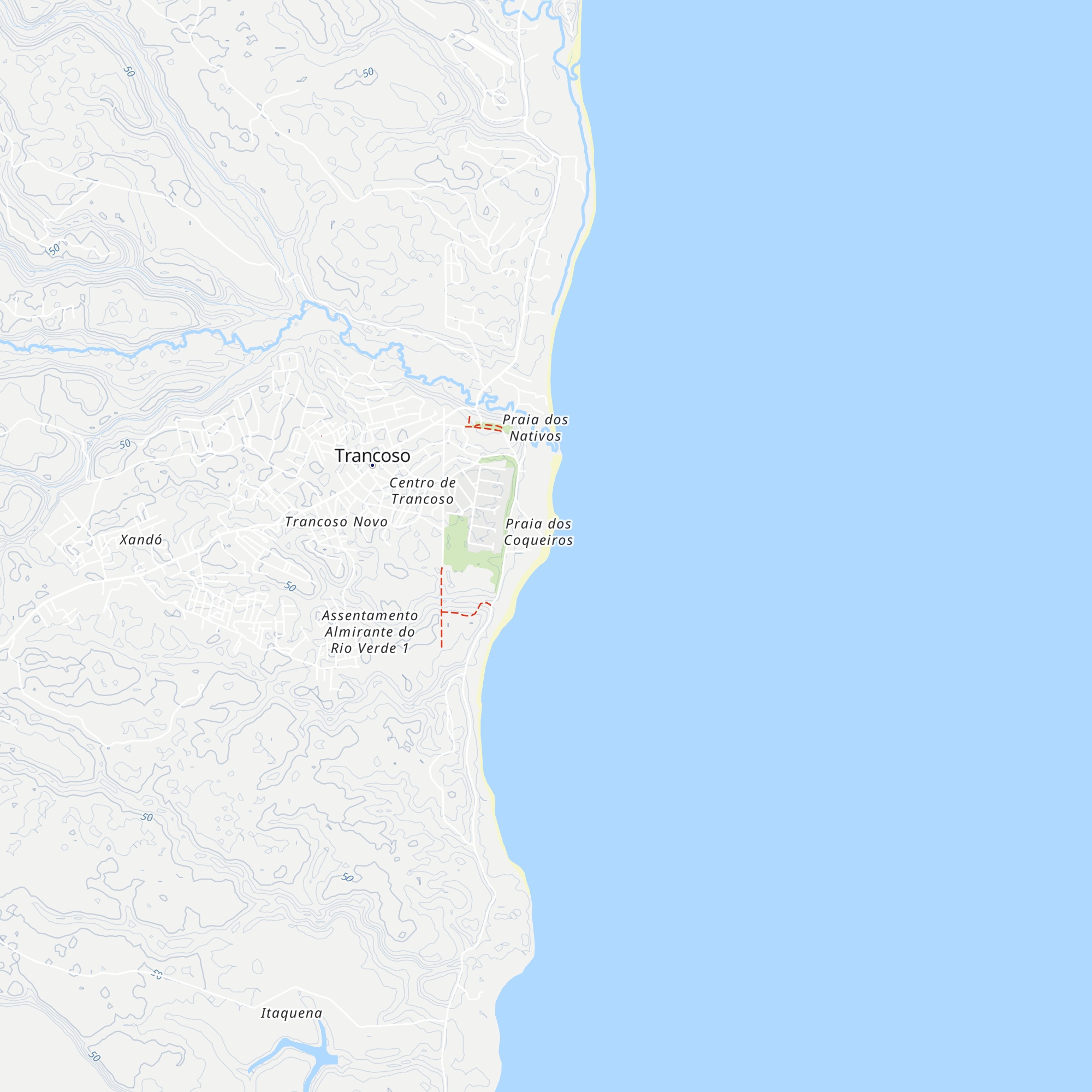 Cabana Itaoca map