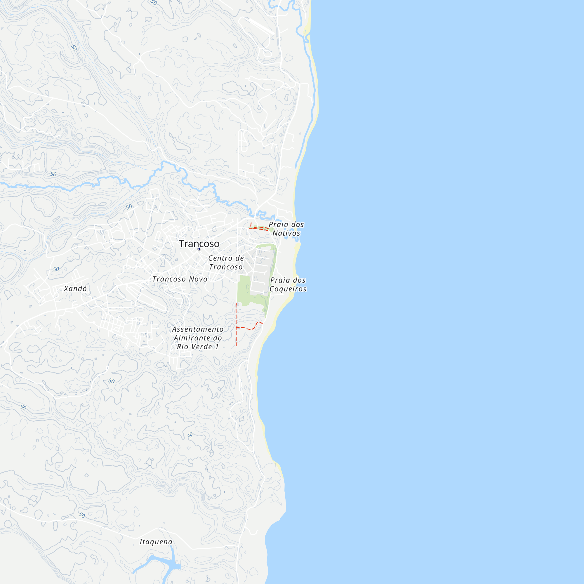 Cabana Itaoca map