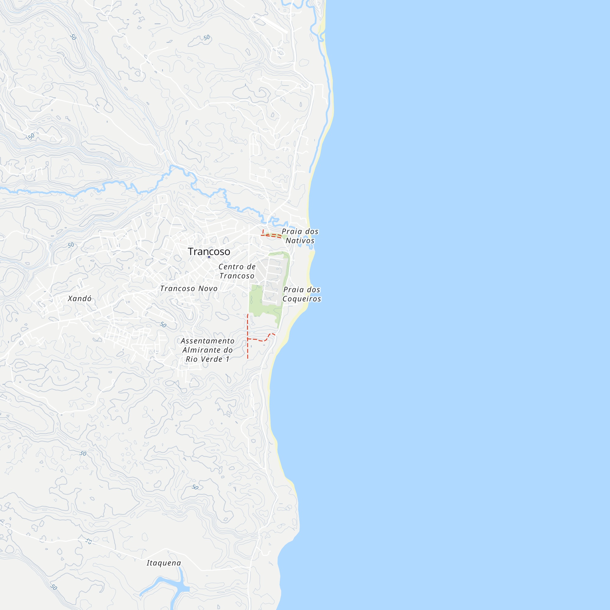 Cabana Lucia map