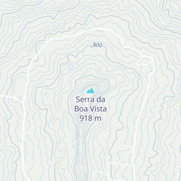 Map of Serra da Boa Vista