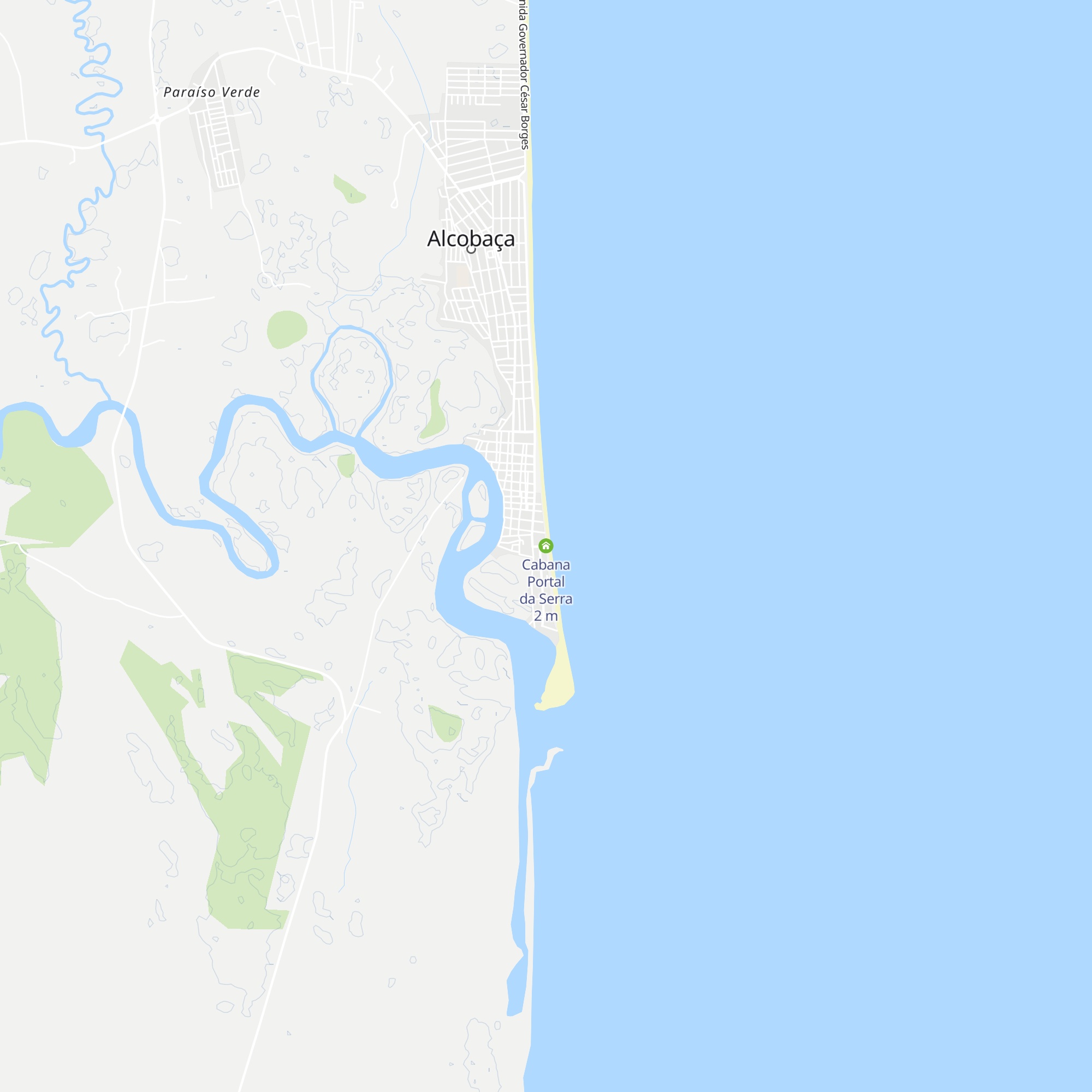 Cabana Portal da Serra map