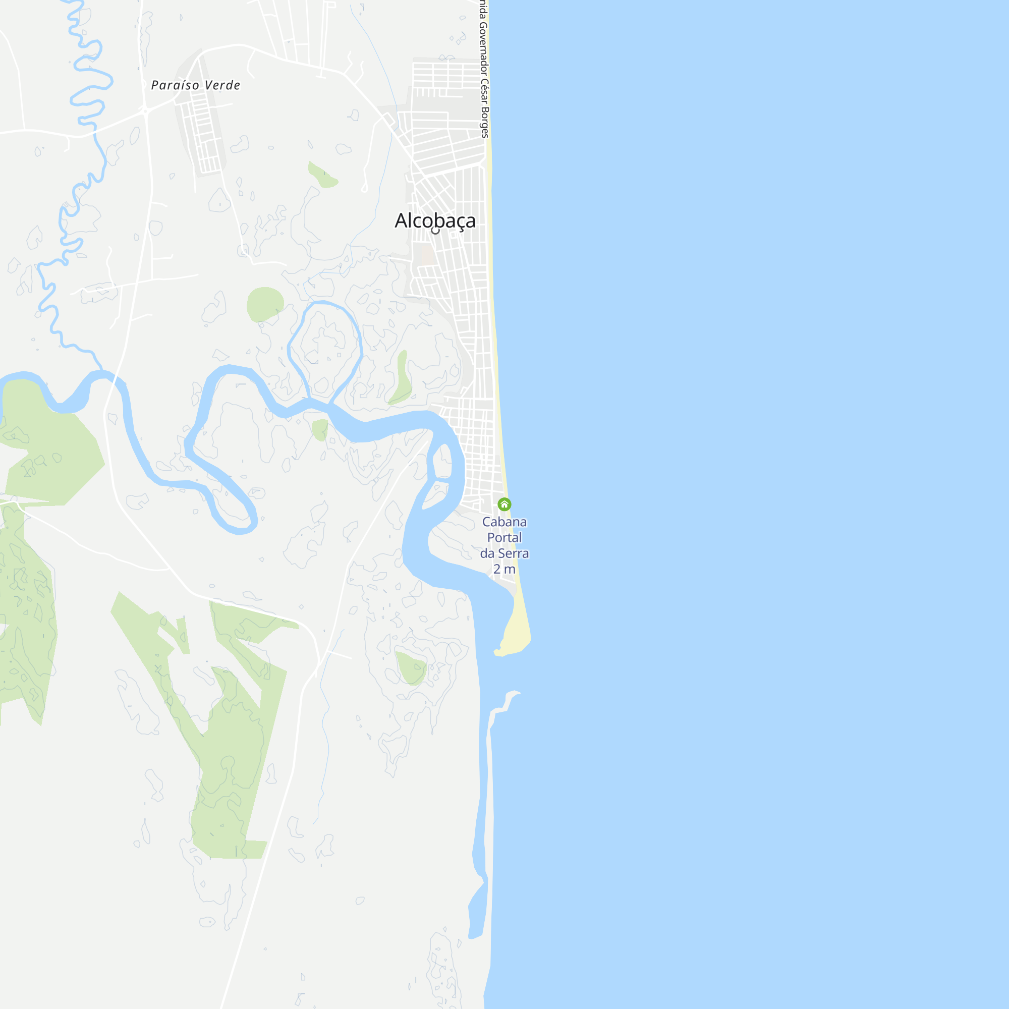 Cabana Portal da Serra map