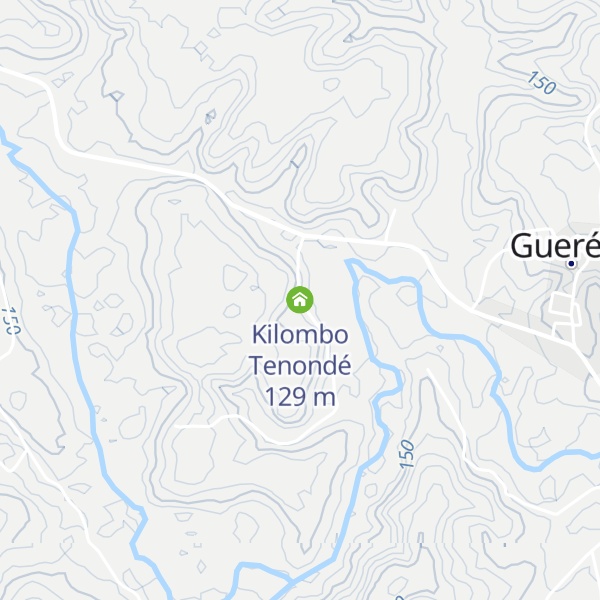 Map of Kilombo Tenondé