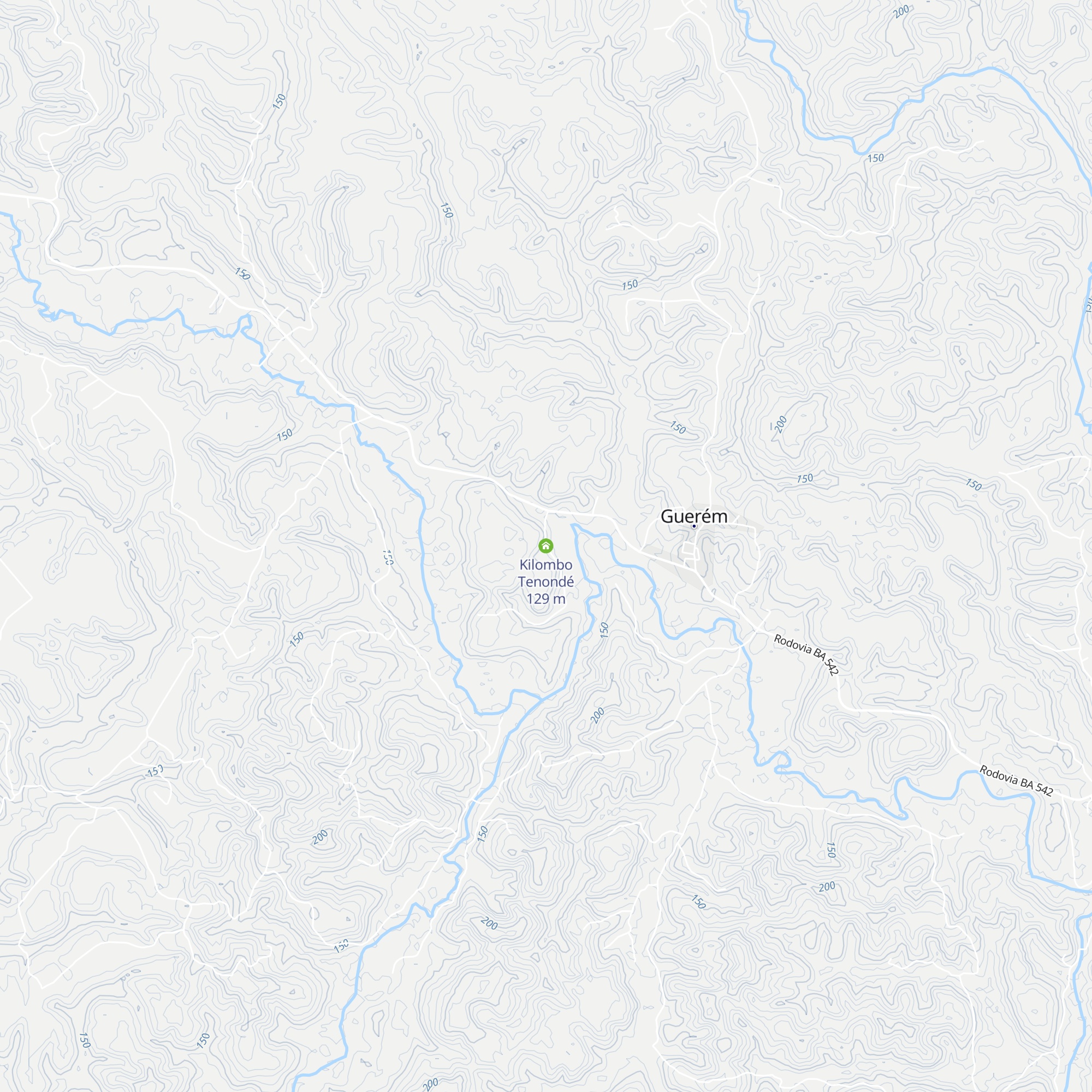 Kilombo Tenondé map