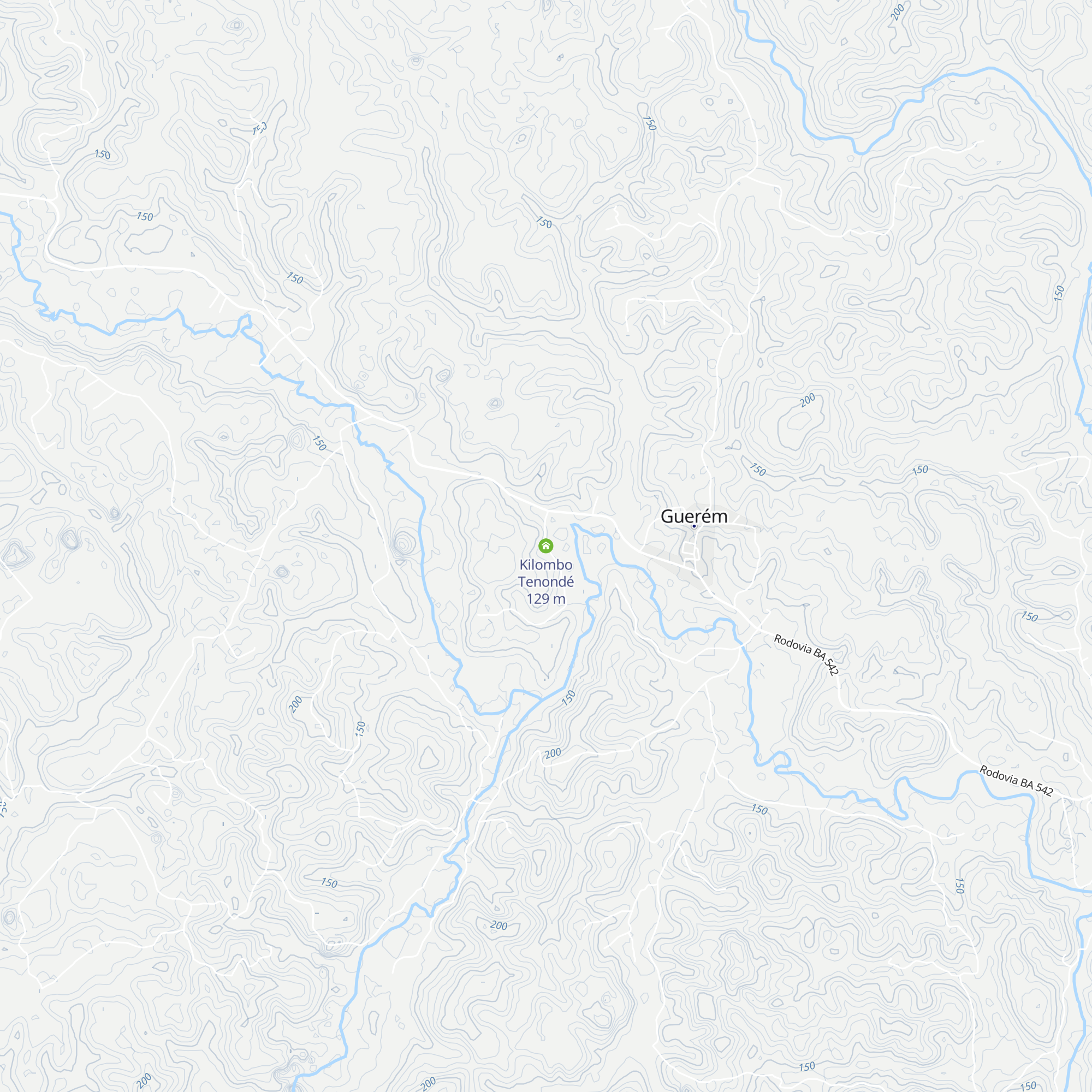 Kilombo Tenondé map