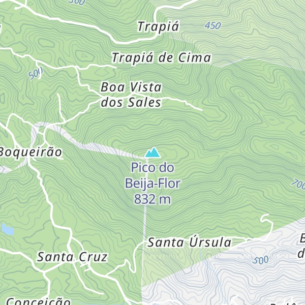 Map of Pico do Beija-Flor