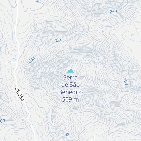 Map of Serra de São Benedito