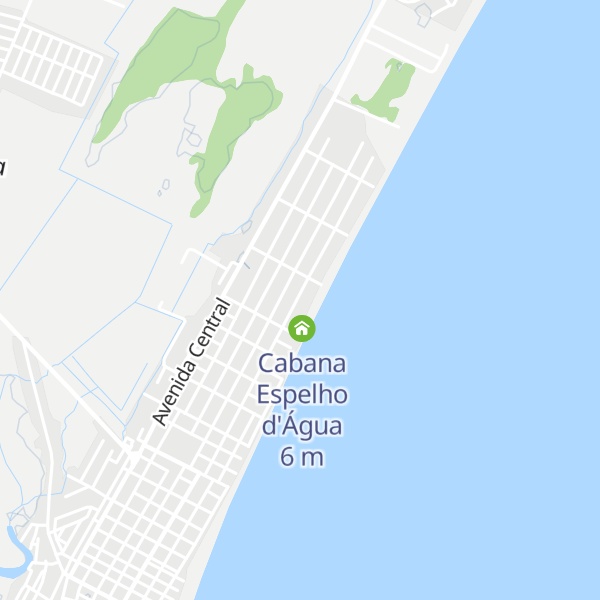 Map of Cabana Axé