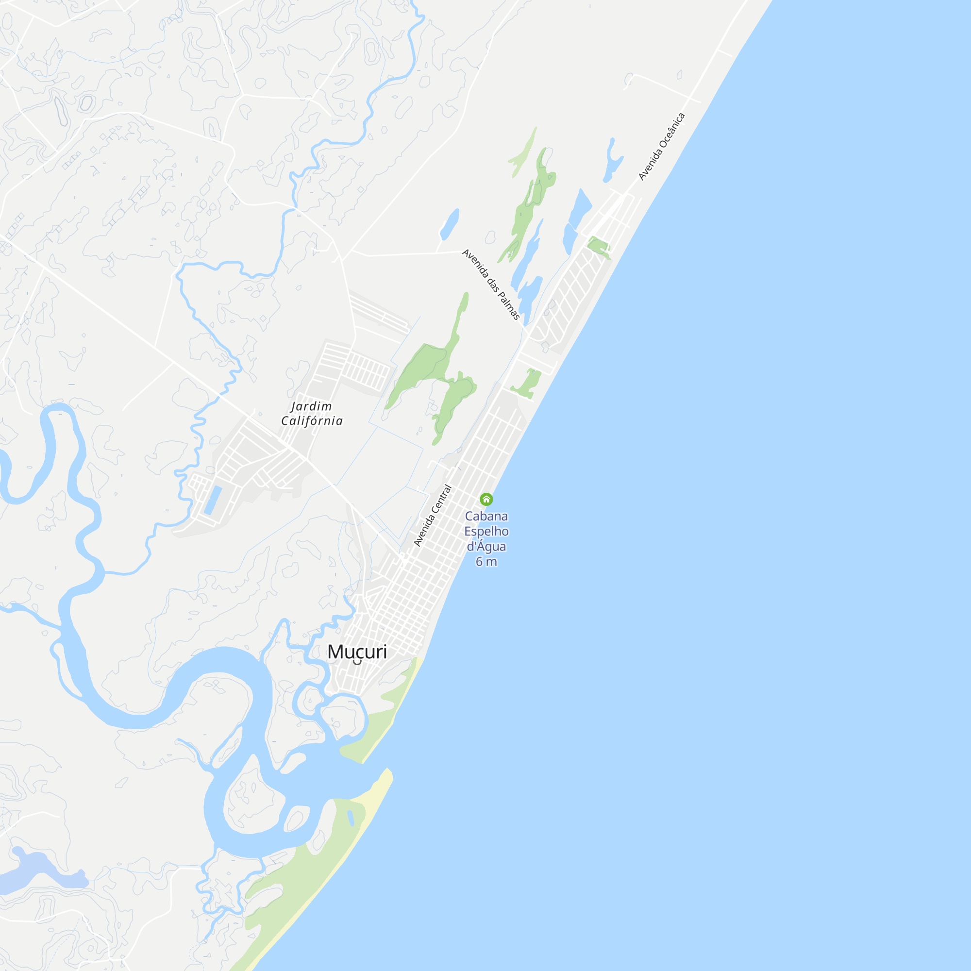 Cabana Axé map