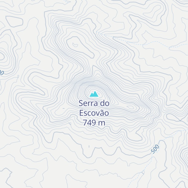 Map of Serra do Escovão