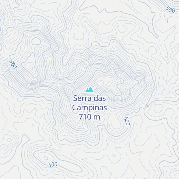 Map of Serra das Campinas