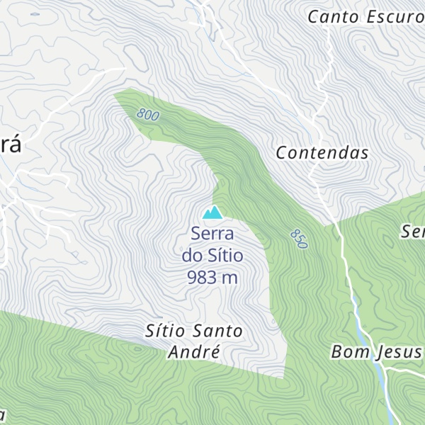 Map of Serra do Sítio