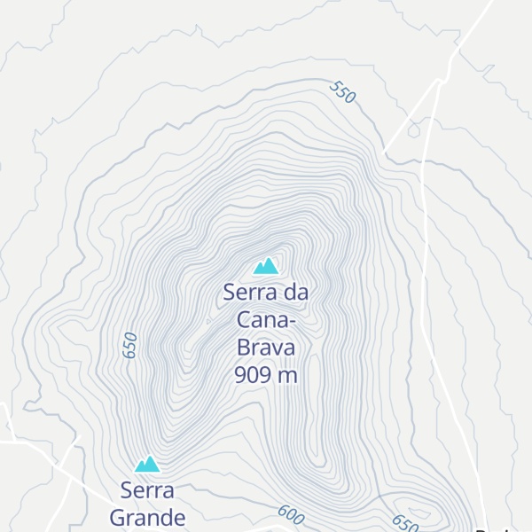 Map of Serra da Cana-Brava