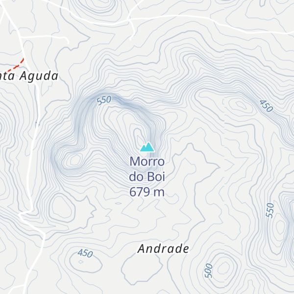 Map of Morro do Boi