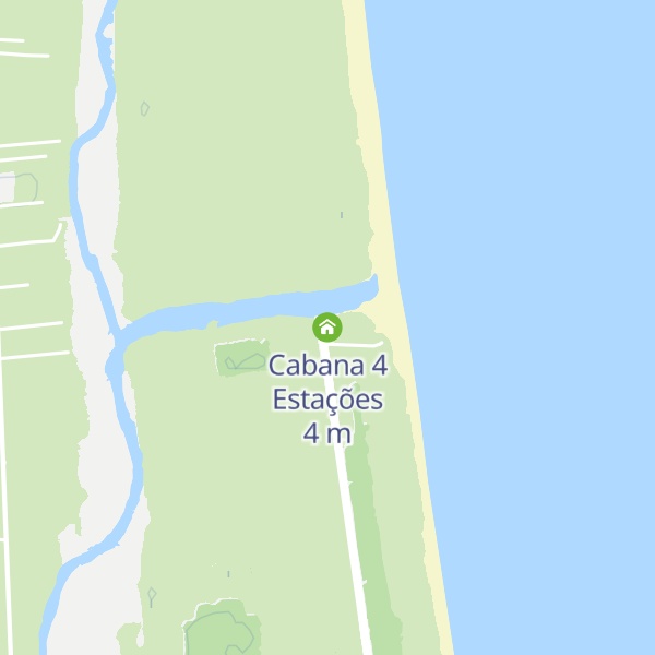 Map of Cabana 4 Estações